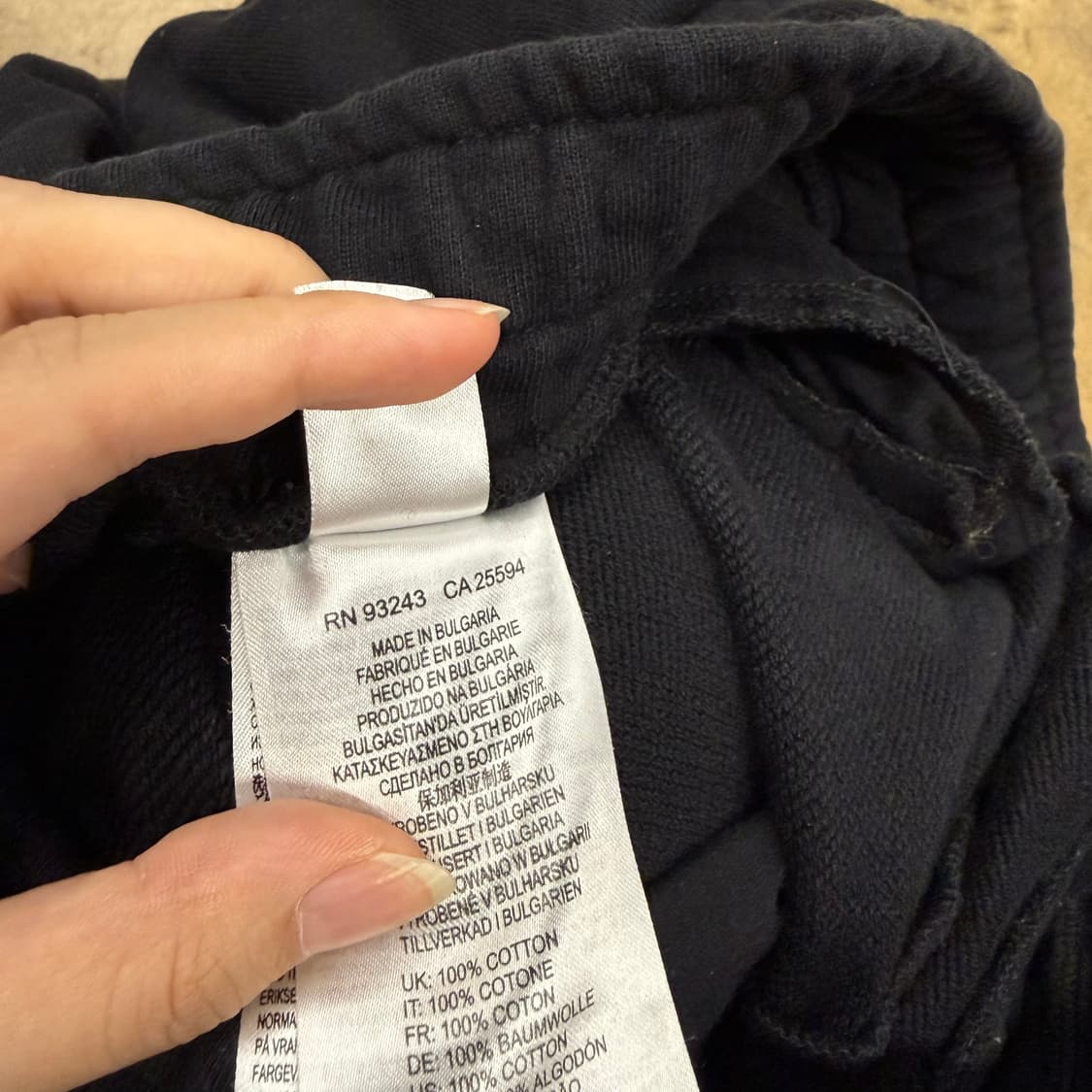 [정품/L] 디젤 로고 스웻 조거 팬츠 b8 상품이미지7