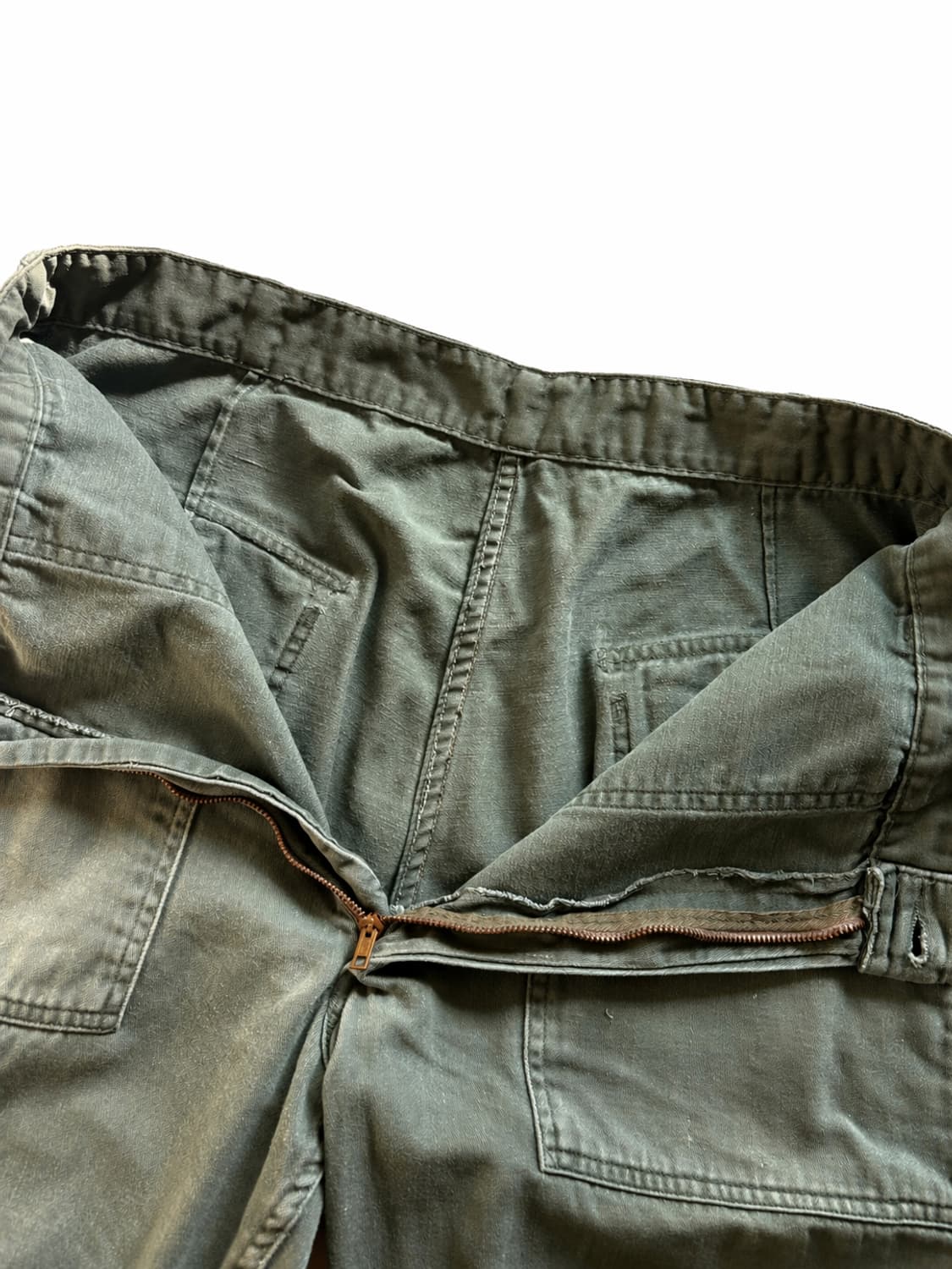 60s 미군 OG 107 퍼티그 팬츠 34" Zipper Fly 상품이미지5