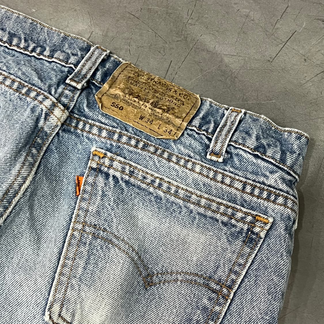  USA 리바이스 550 오렌지탭 데님 팬츠 y14807 상품이미지6