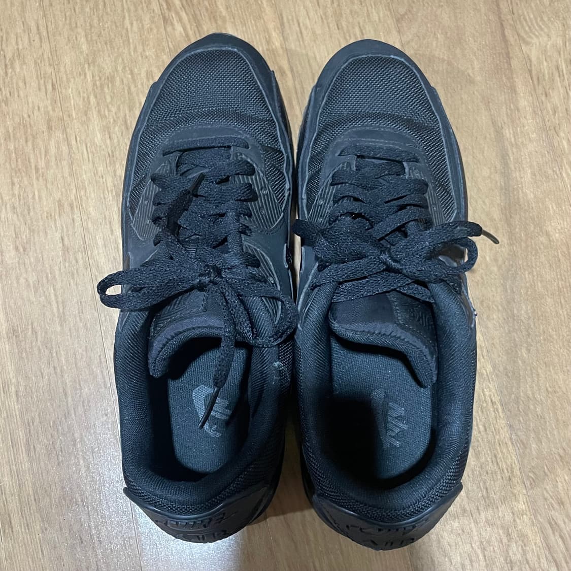 나이키 에어맥스90 올블랙 운동화 275 상품이미지7