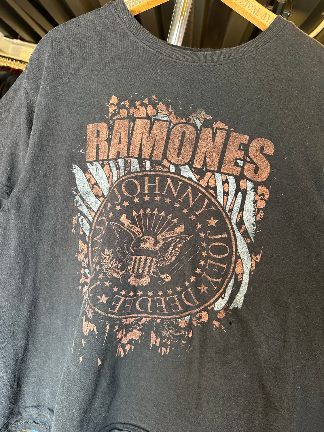 라몬즈 Ramones 락밴드 크롭 프린팅 티셔츠 상품이미지3
