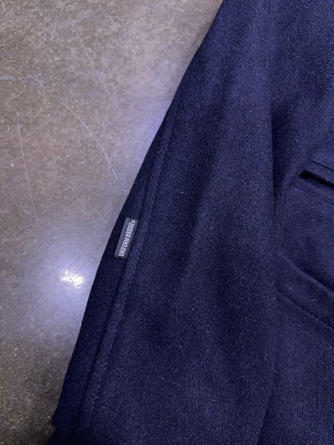 유니폼브릿지 울 포켓 하프코트 M 상품이미지5