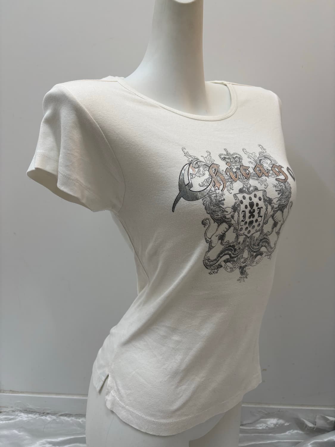 Y2K 레터링 반팔 상품이미지3