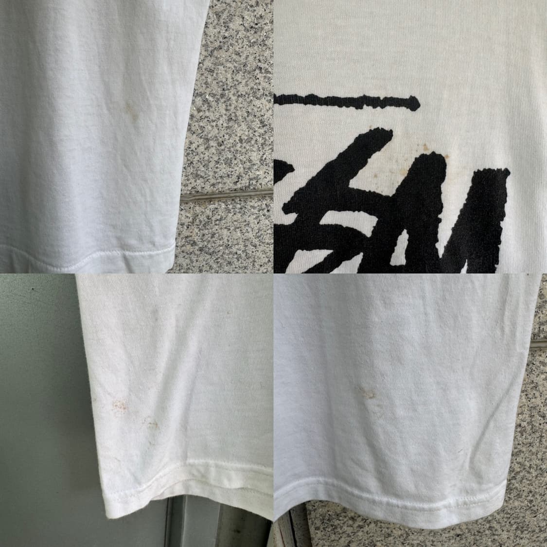 스투시 월드 투어 로고 반팔티 상품이미지7