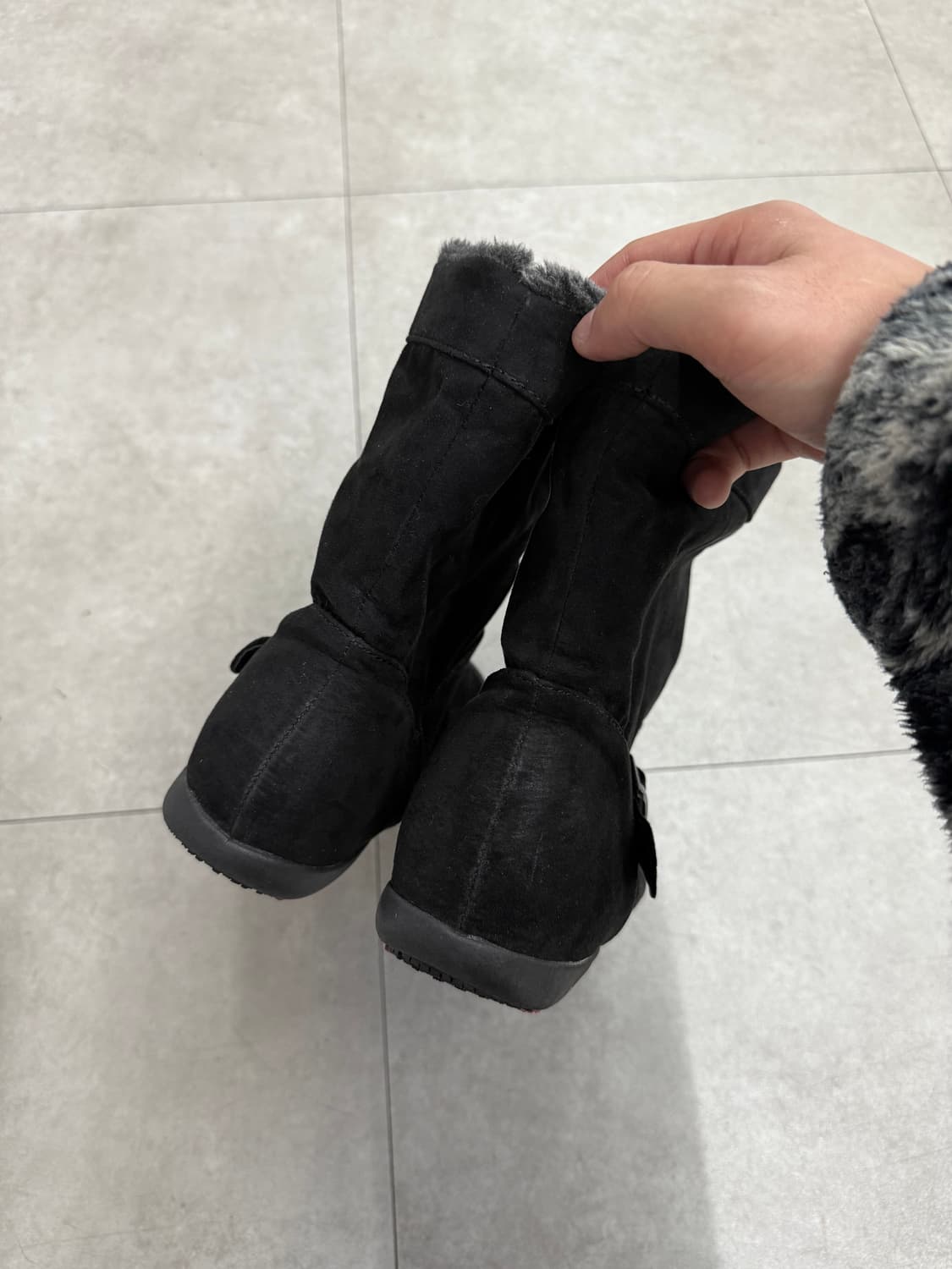 JPN 스웨이드 부츠 상품이미지6