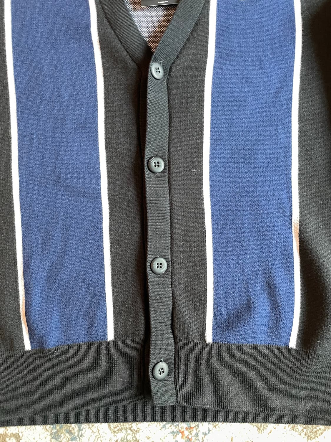 나이키 클럽 페어웨이 스트라이프 스웨터 가디건(새제품. XL) 상품이미지3