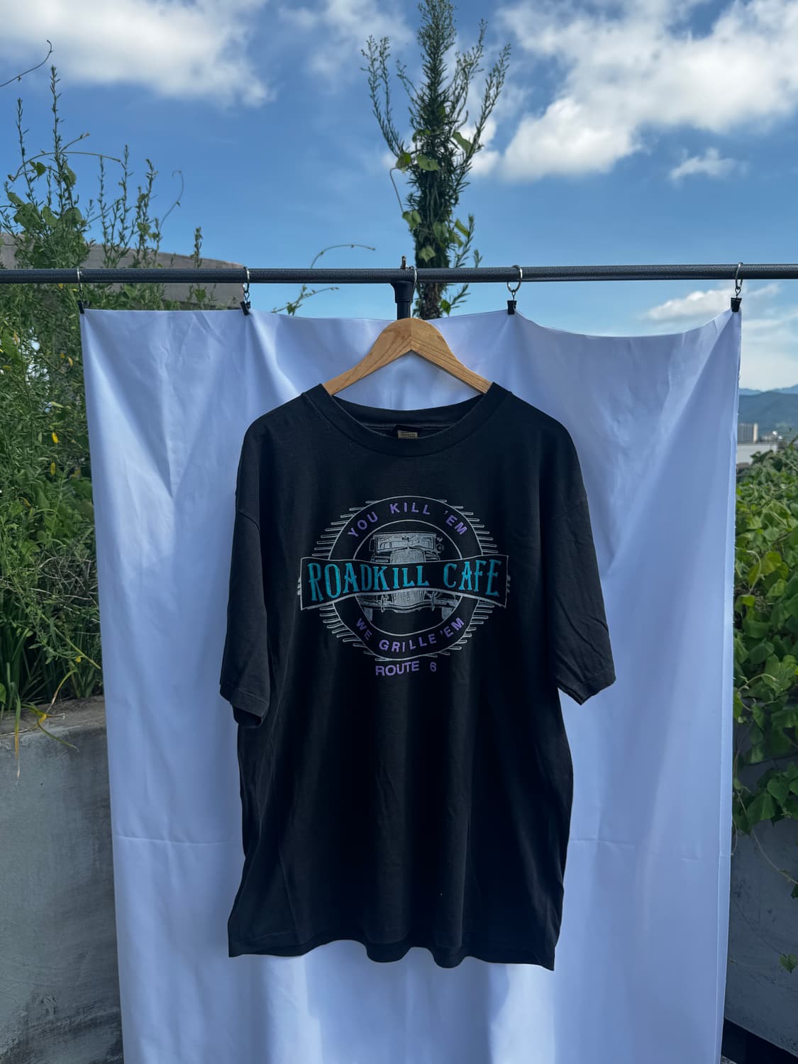 90s USA Roadkill Cafe 빈티지 티셔츠 XL 상품이미지1