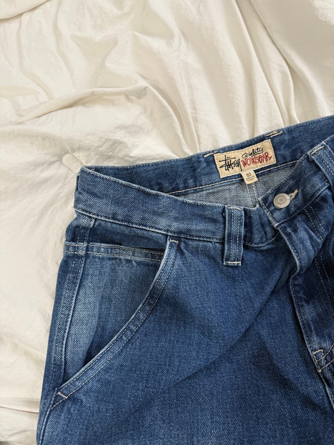 스투시 데님 팬츠 30사이즈 / 실착용 1회 상품이미지6