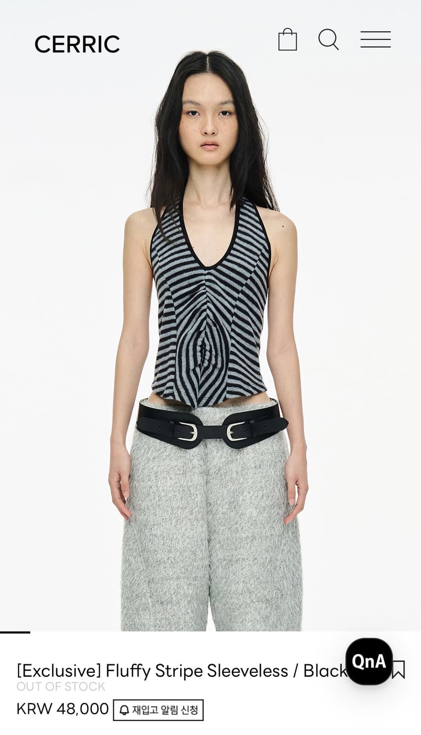 세릭 라운드탑 차콜 + 나시 블랙 세트 상품이미지2