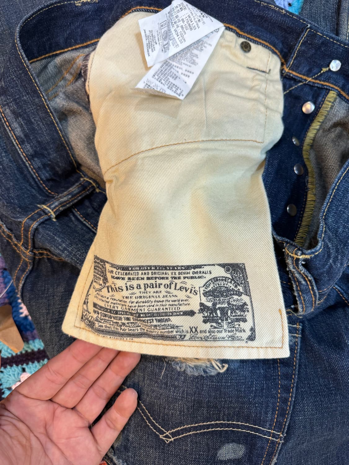  리바이스 501 34in 상품이미지10