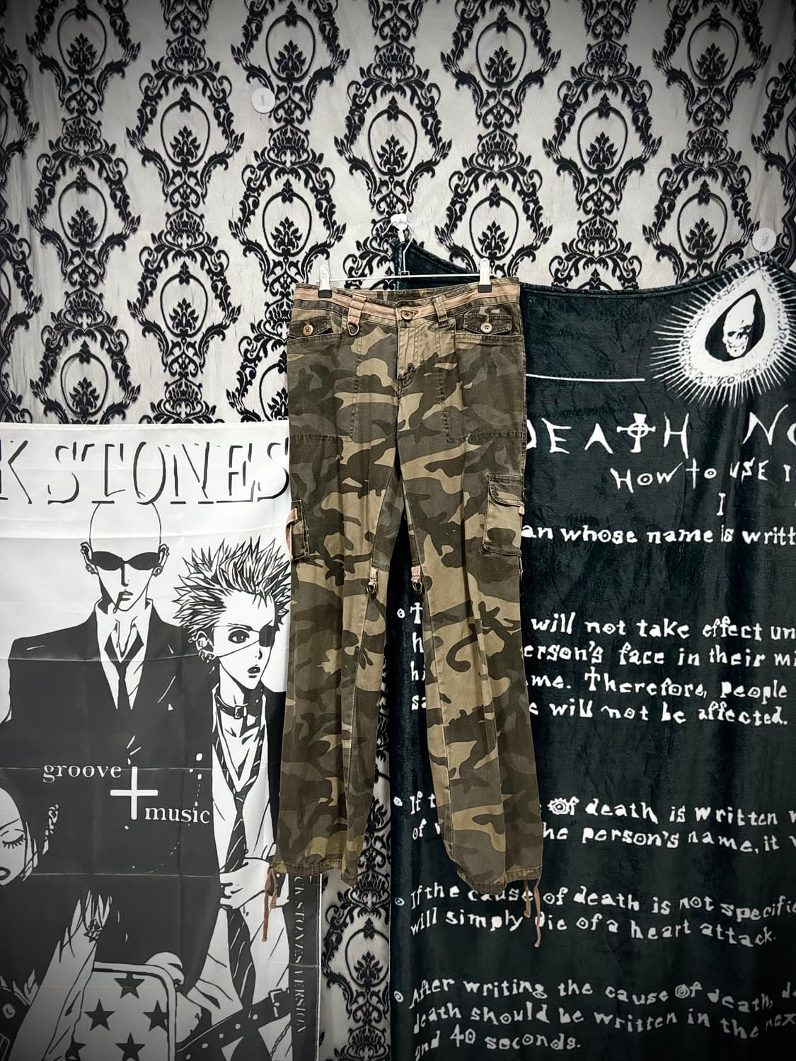 Y2k 카모 카고 팬츠 상품이미지2