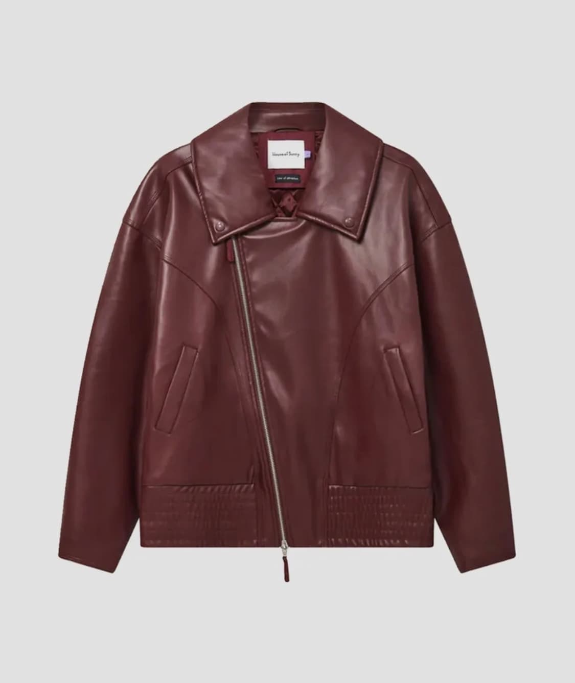 하우스오브써니 레더 하이브리드 재킷 루즈 상품이미지1