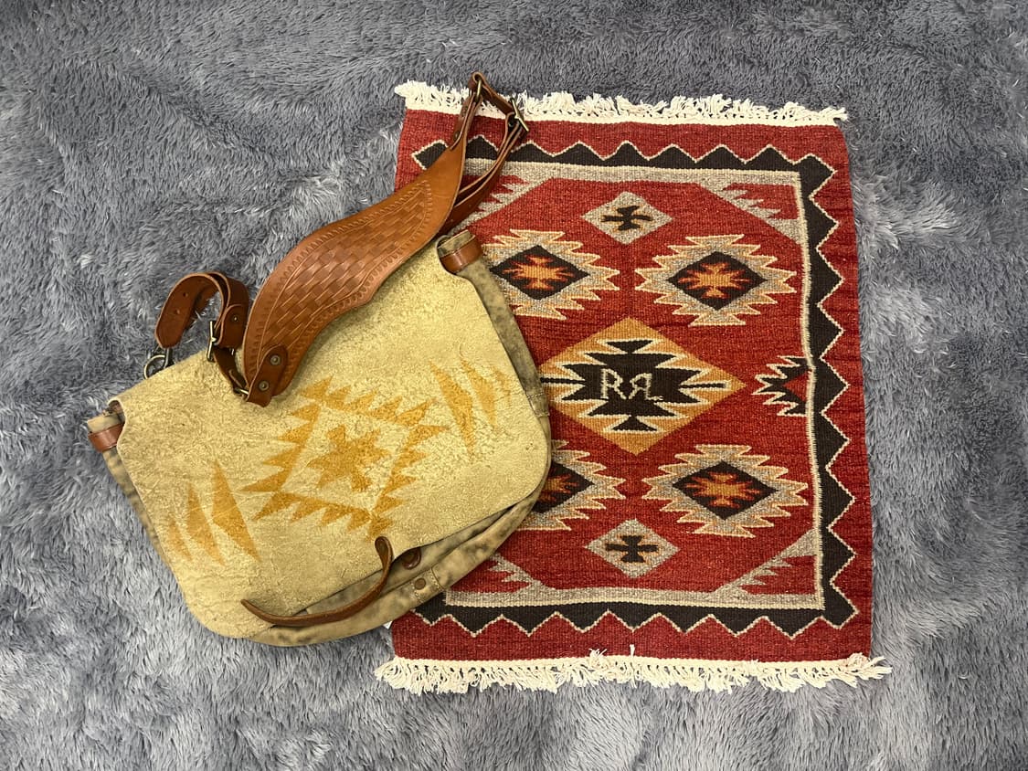 RRL  LEATHER PRINTED BAG&CARPET SET SALE 상품이미지1