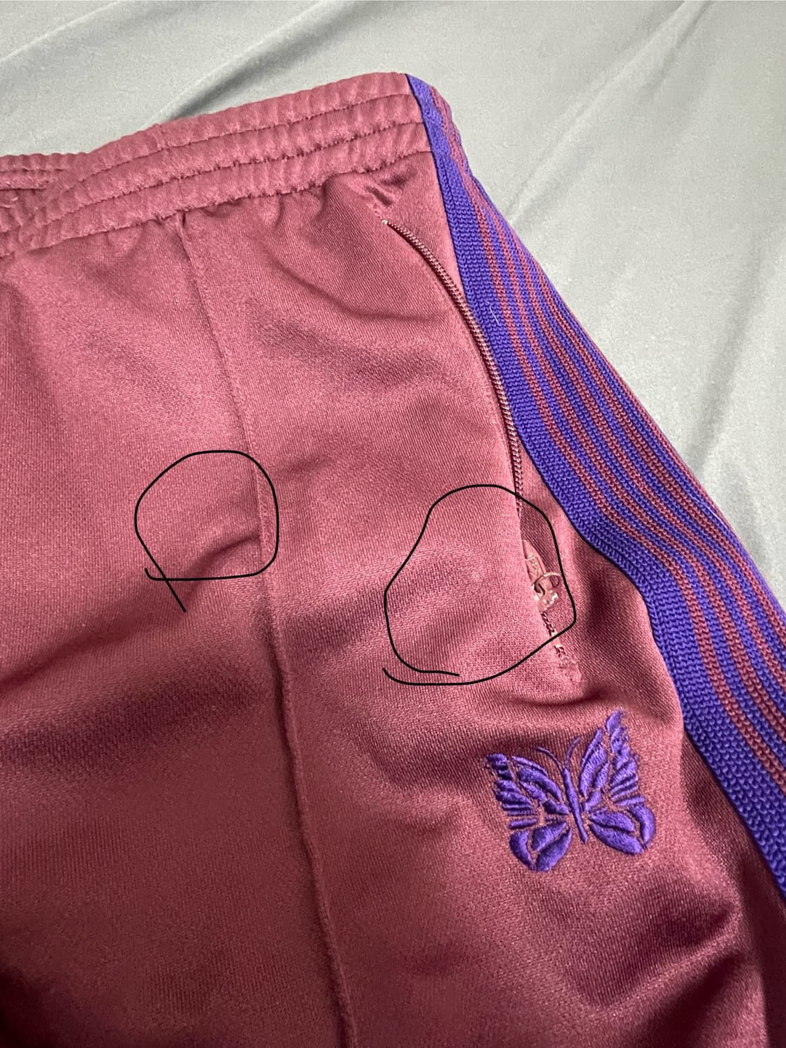 니들스 부츠컷 트랙팬츠 xl사이즈 팝니다 상품이미지4