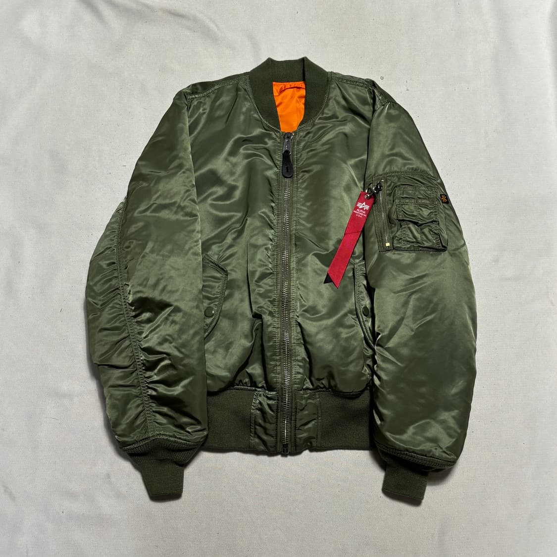 XS 알파 인더스트리 리버시블 ma-1 항공 자켓 상품이미지2