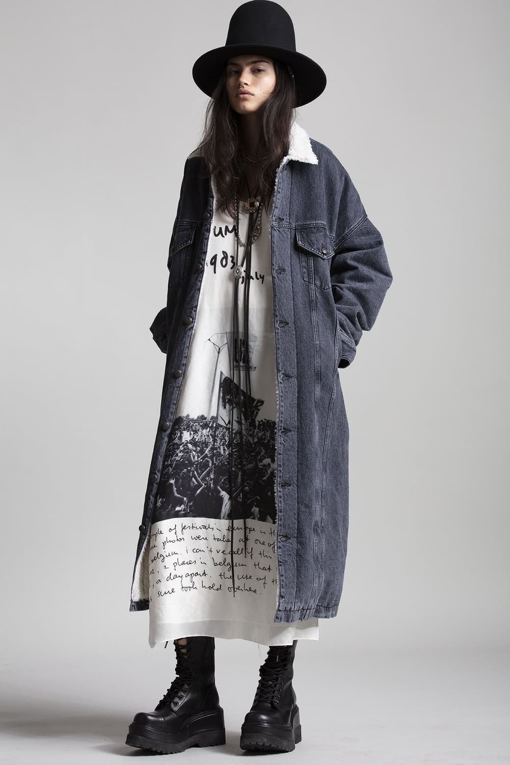 R13 2020S/S resort show denim caot 상품이미지3