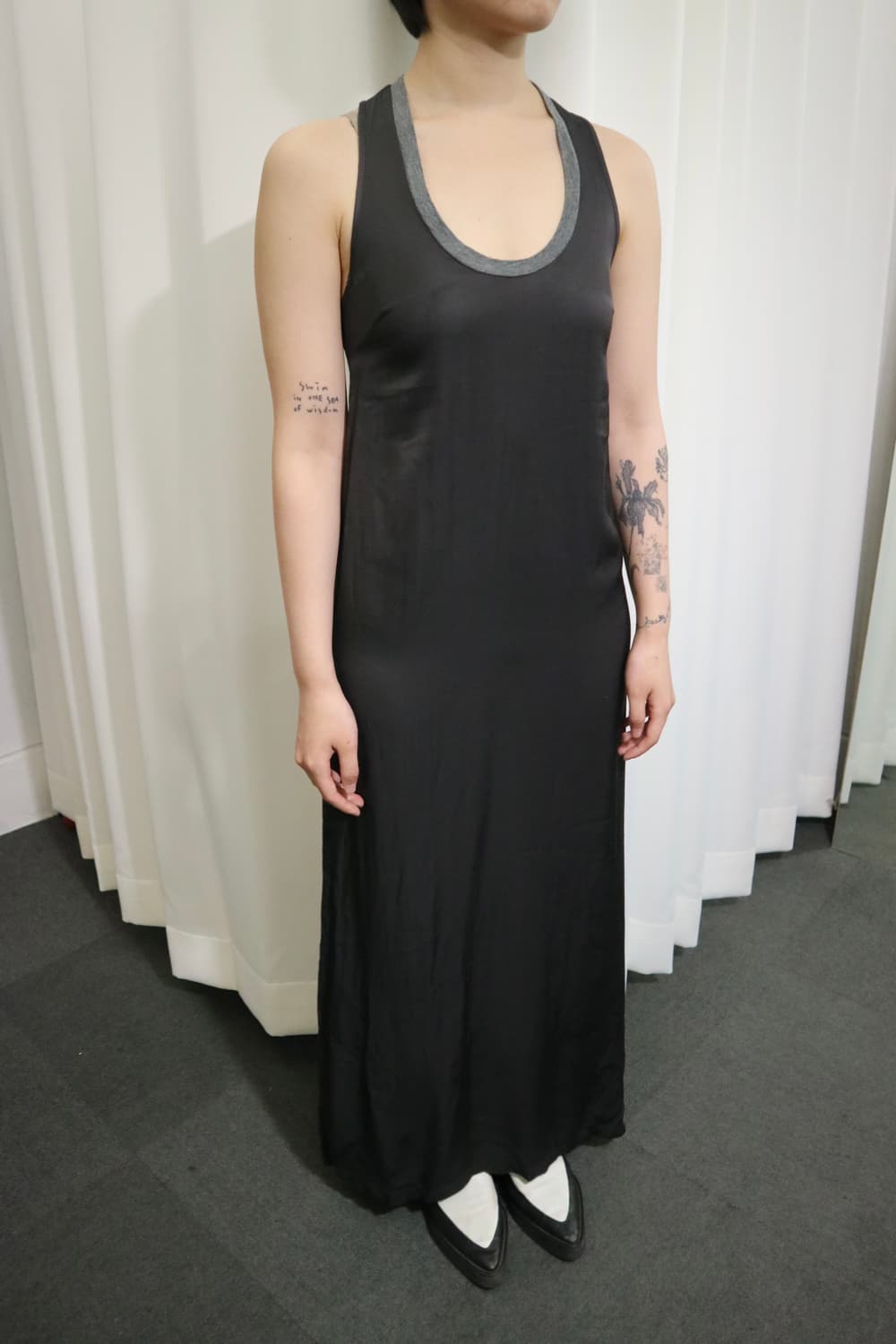 James Perse viscose long dress 상품이미지1
