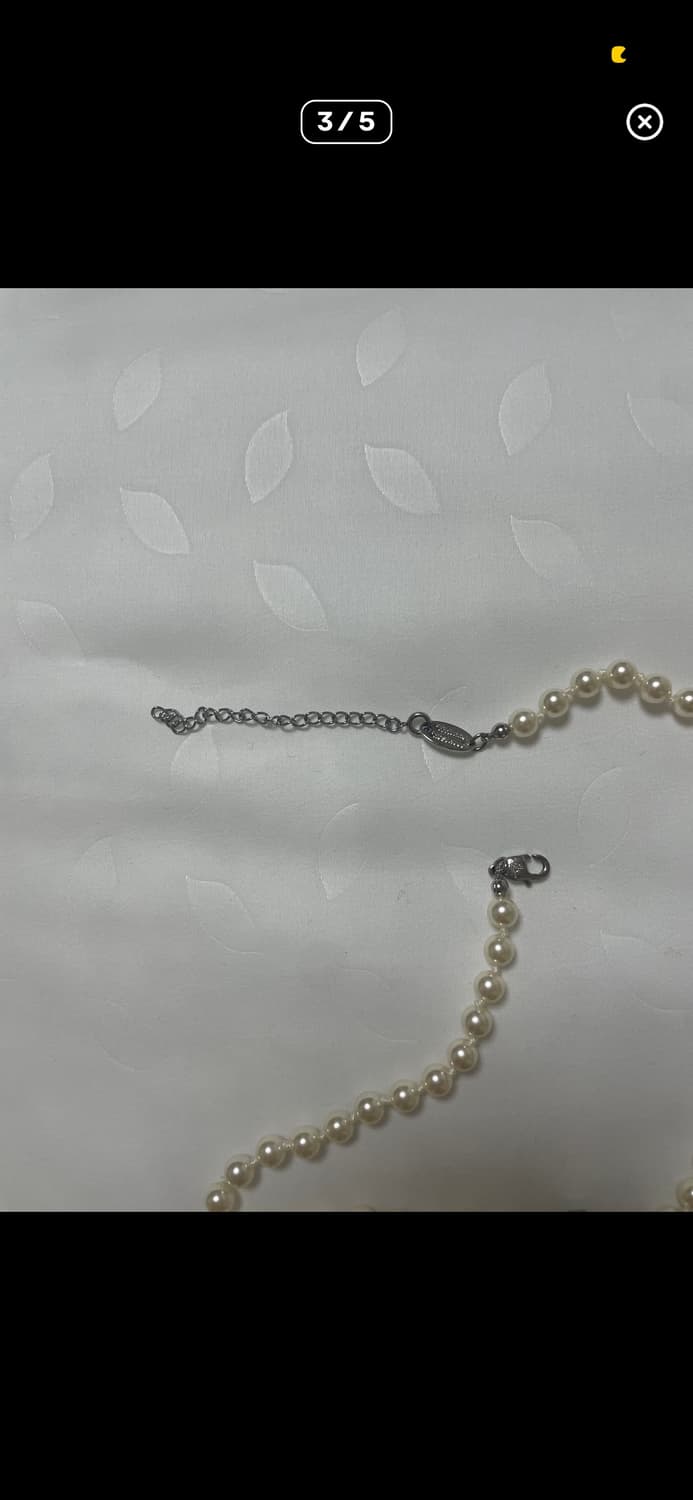 비비안웨스트우드 미니 진주 바스 목걸이  상품이미지4