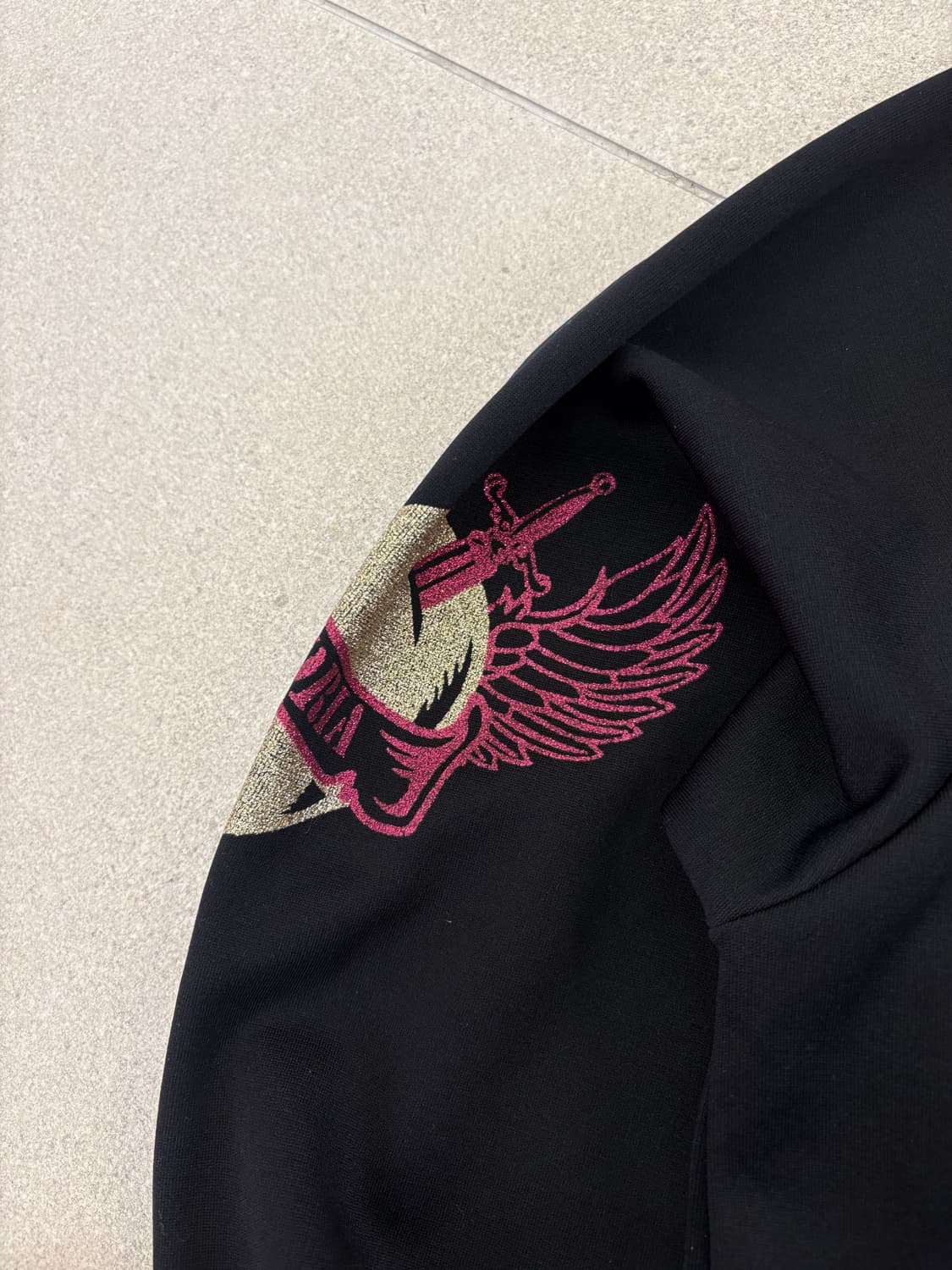 블랙 글리터 윙 져지 상품이미지10