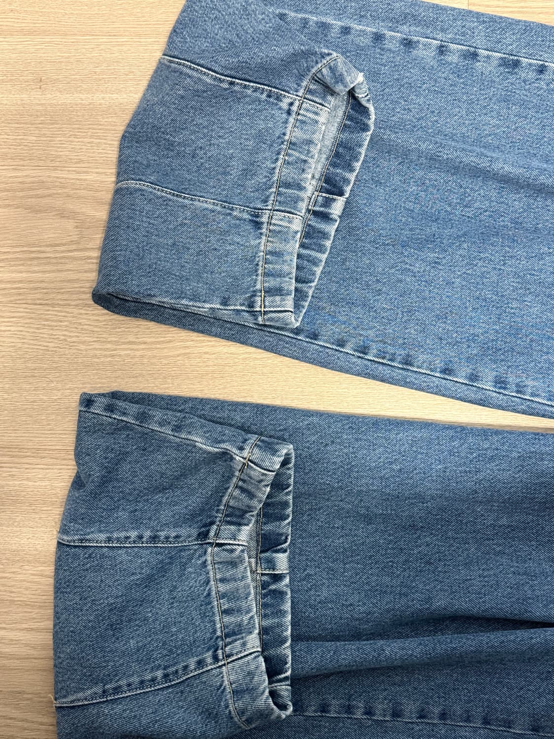 자라 중청 원턱 데님 팬츠 (baggy fit) 상품이미지6