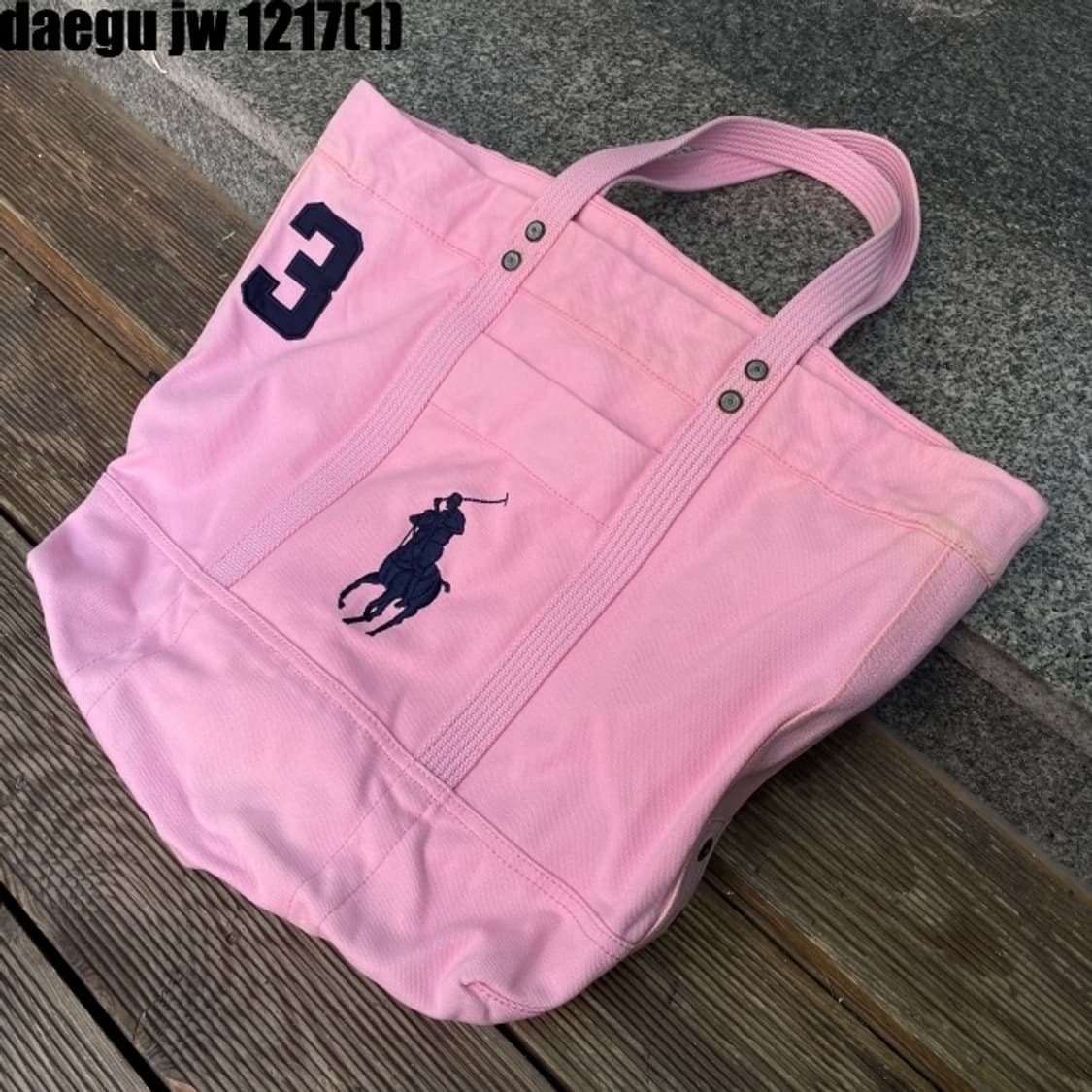 폴로 에코백 오염존재 상품이미지1