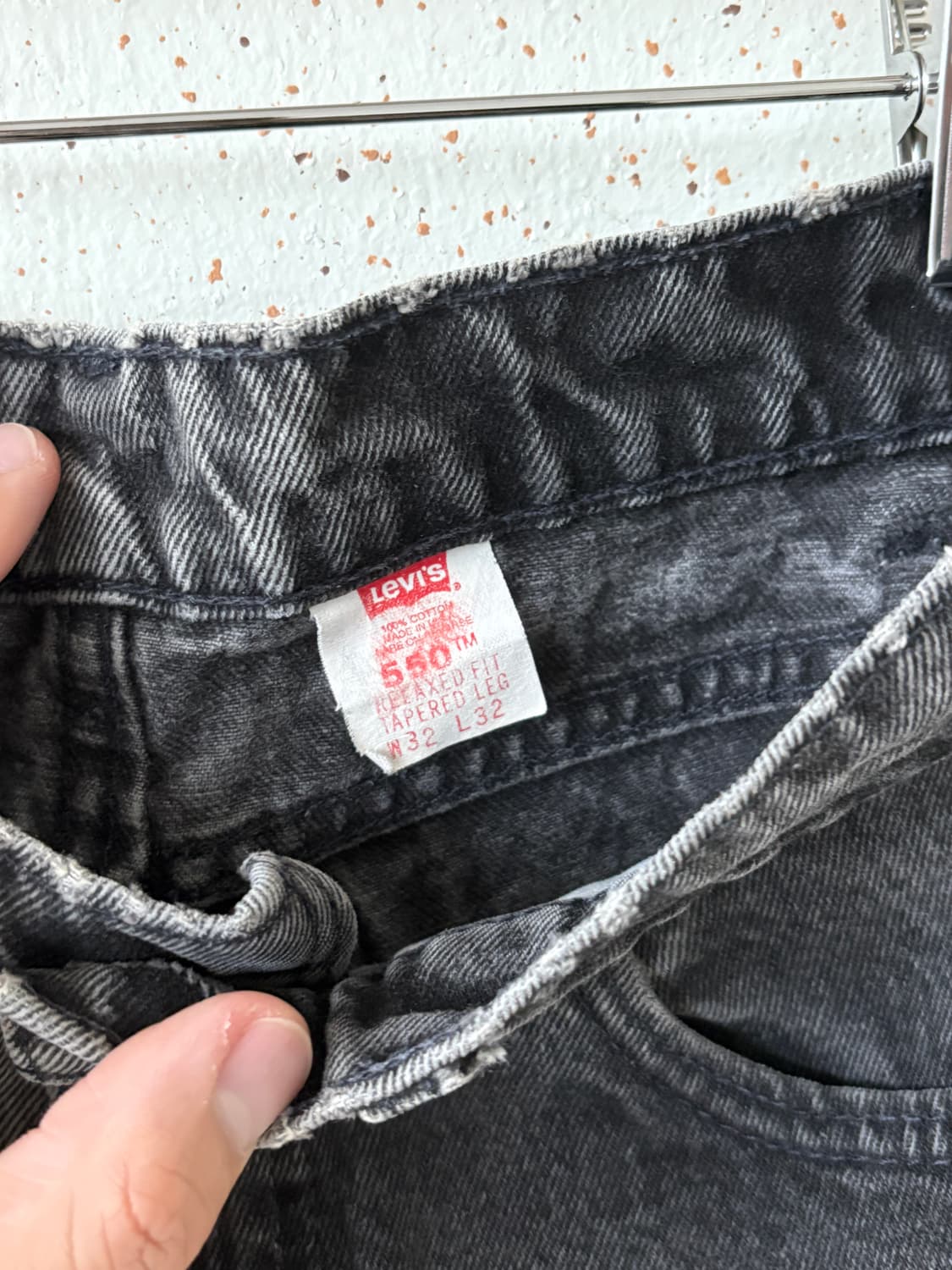 90s Levi's 550TM 리바이스 데님 32x32 (실측 31) 상품이미지4