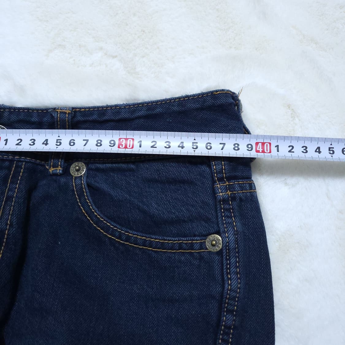 게스 여성 부츠컷 청바지 26인치 0227  뽀샤샤 상품이미지4