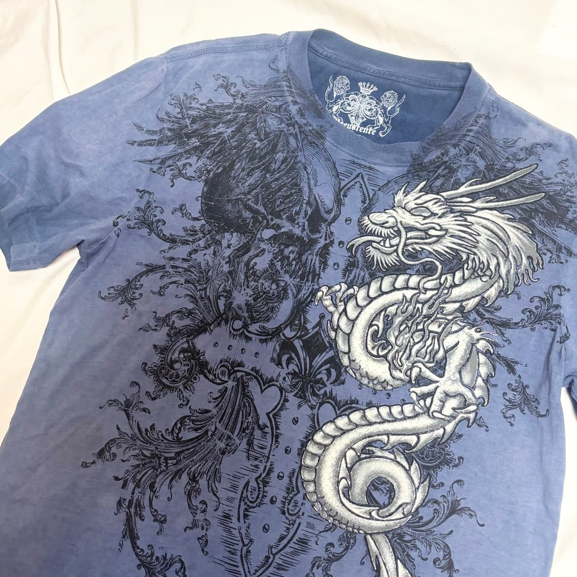 빈티지 y2k 오리엔탈 그런지 그래픽 티셔츠 상품이미지2
