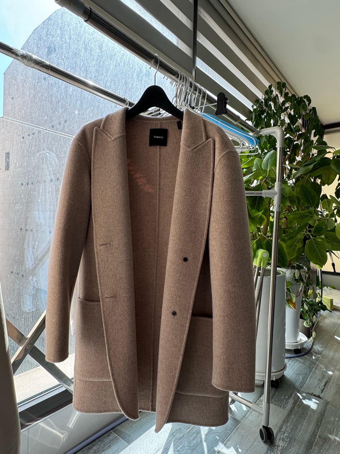 Theory 미디 블레이저 코트 상품이미지5