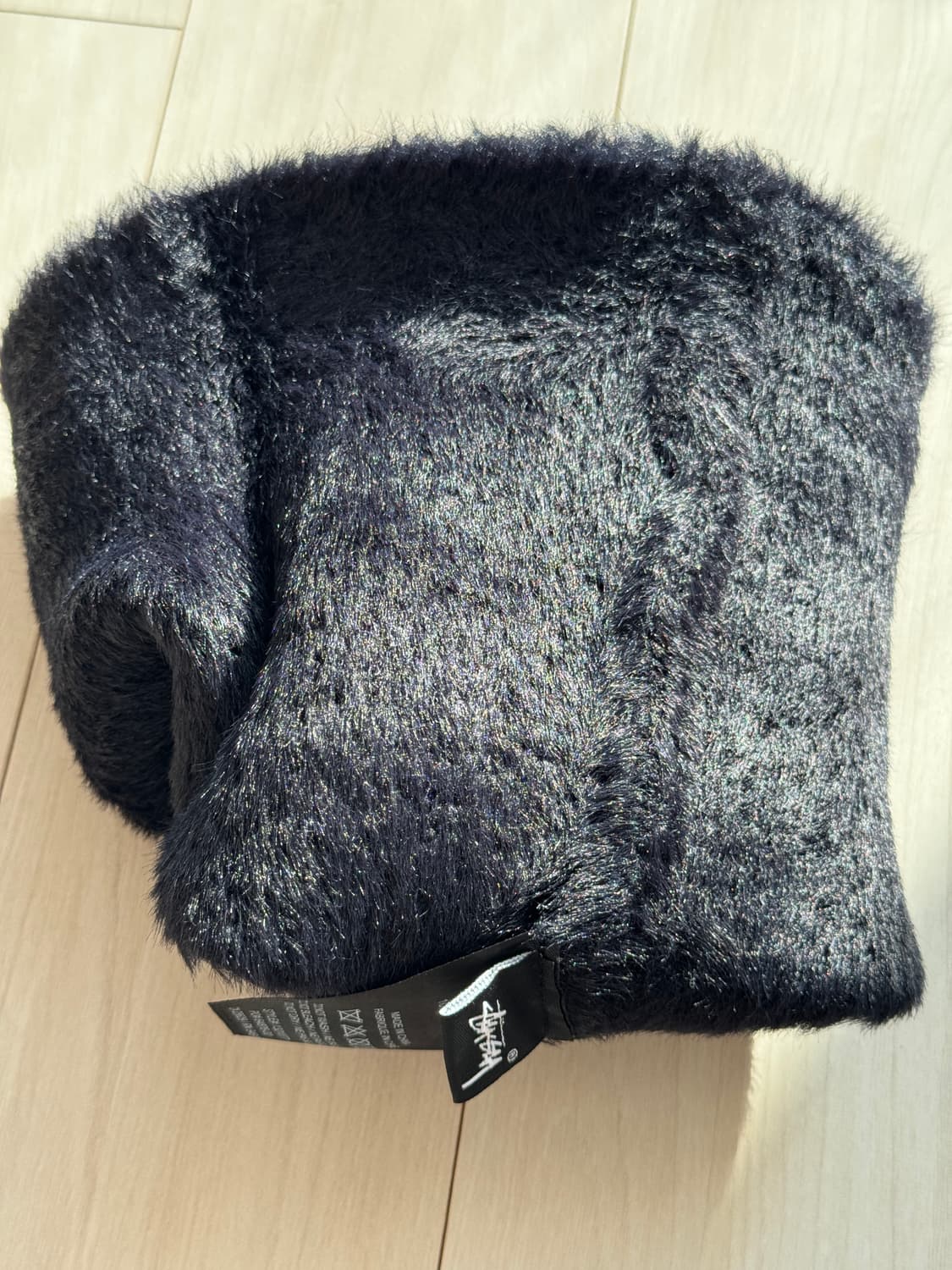 스투시 쉐기 커프 비니 블랙 상품이미지3