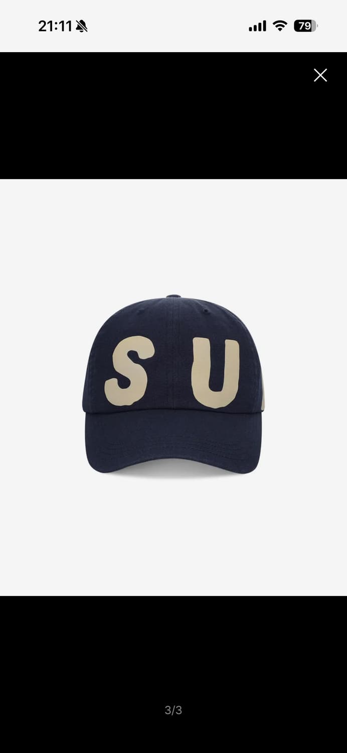 썬러브 캡피탈 캡모자 네이비 상품이미지3