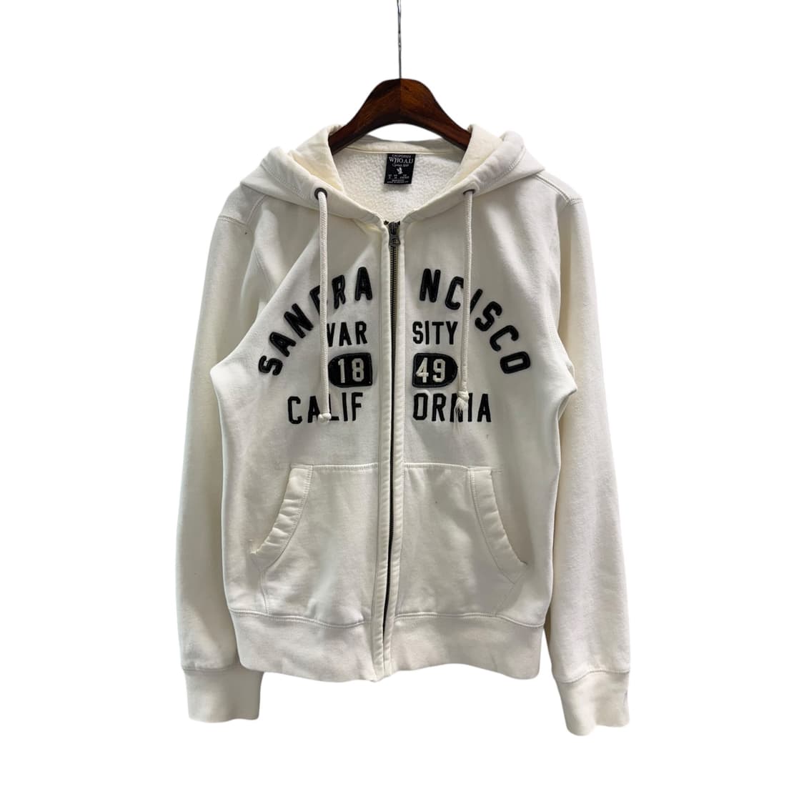 [M] 후아유 아이보리 후드집업 상품이미지3