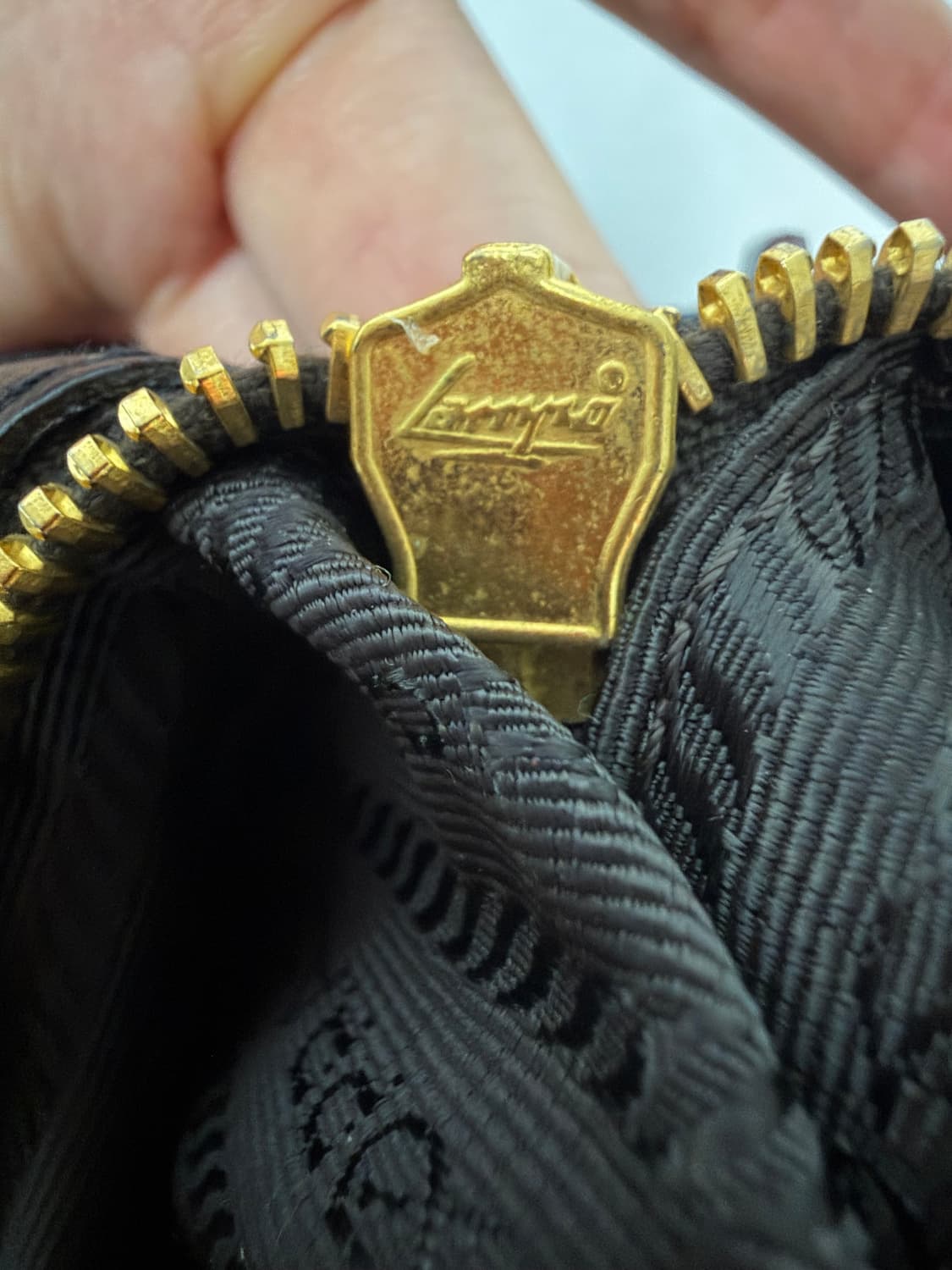 [정품] 프라다 비텔로 샤인 네로 토트백  상품이미지10