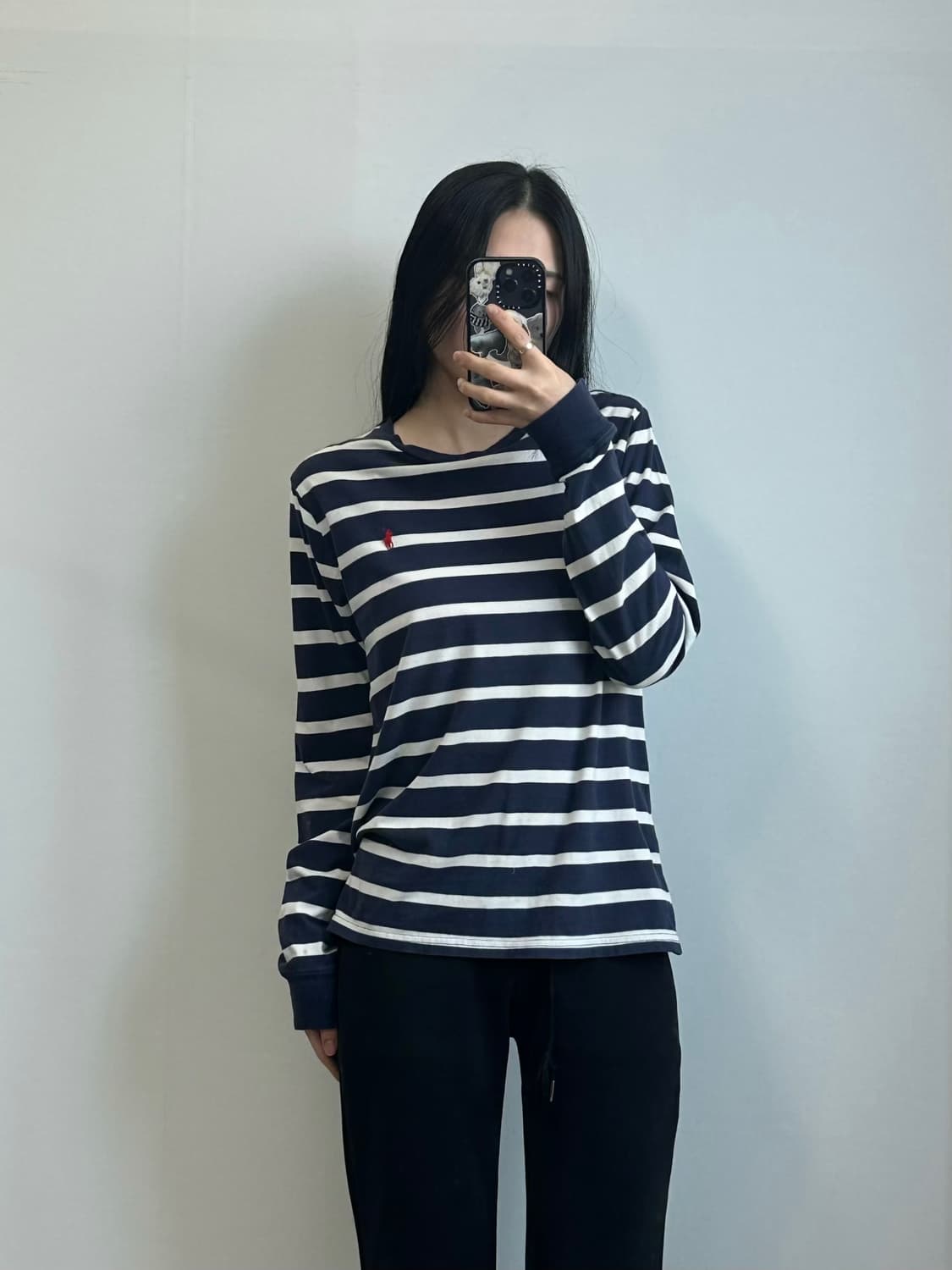 폴로 랄프로렌 신형 스트라이프 롱 슬리브 긴팔티 상품이미지1