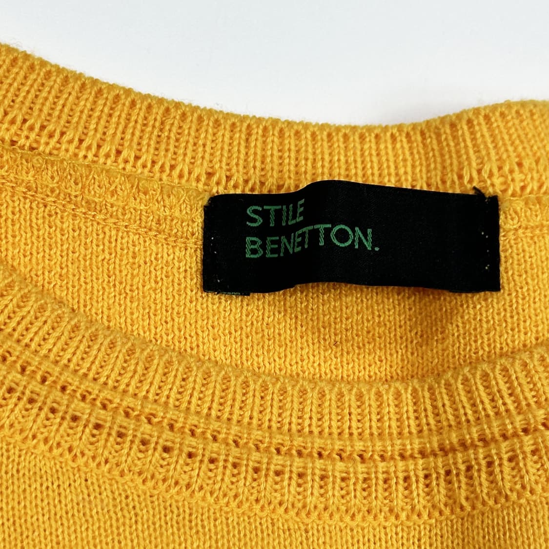 베네통 이니셜 우먼 머스타드 울 니트 (Free 여성추천) 상품이미지6