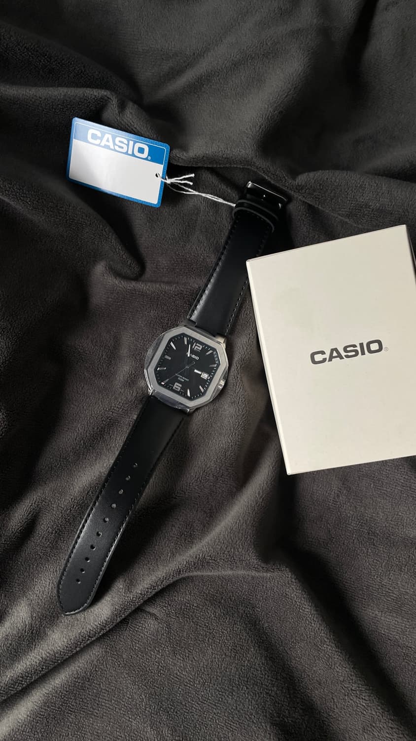 카시오 MTP 195 블랙 박스포함 새상품 상품이미지2