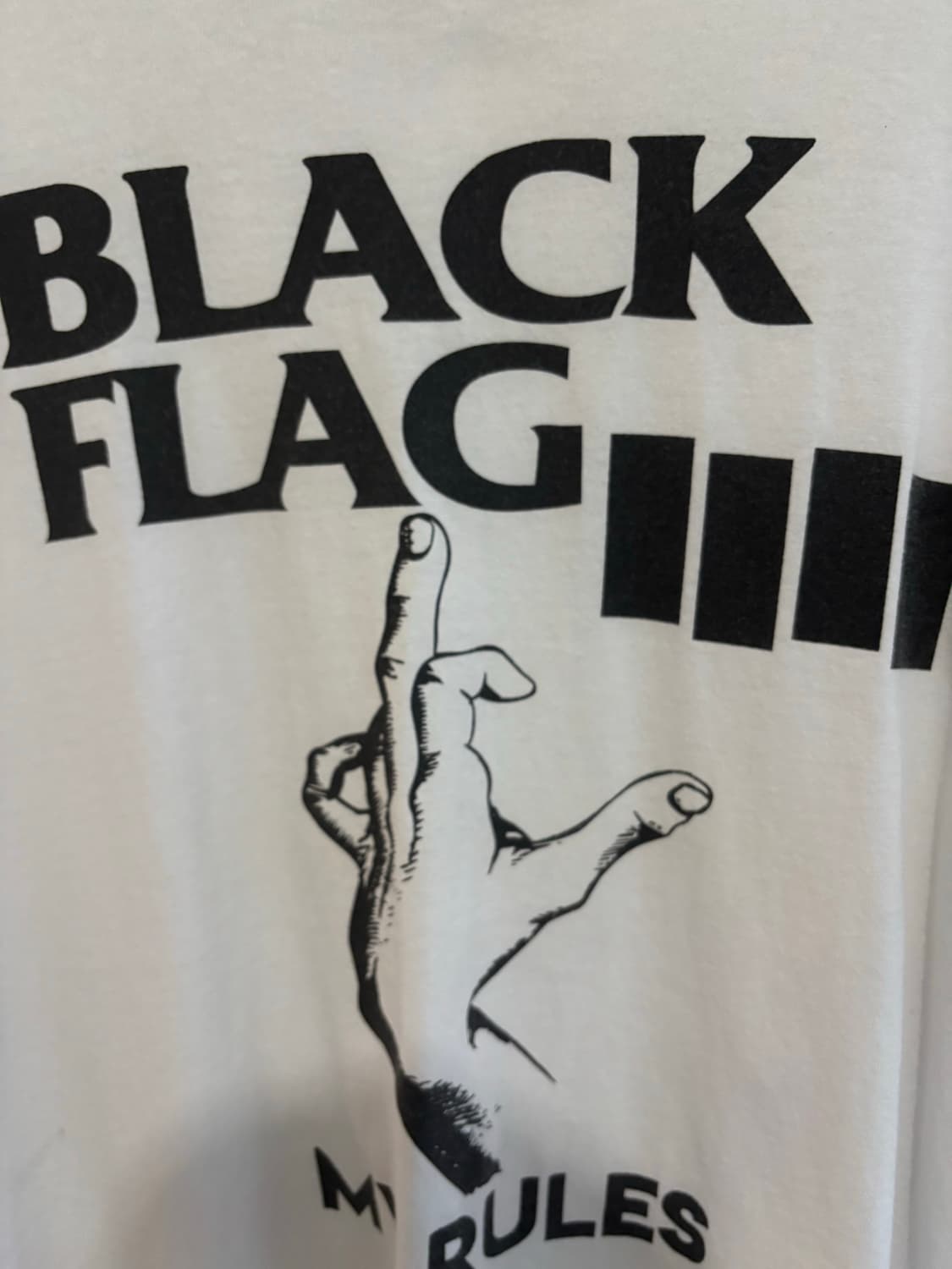 Black flag “fuck you” short sleeve 상품이미지3