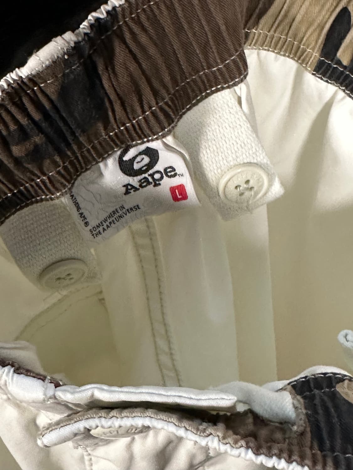 에이프 베이프 카고 와이드 팬츠 처분  상품이미지5