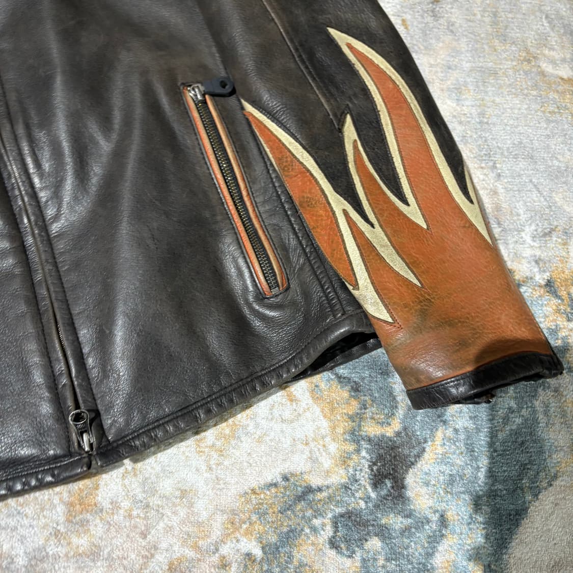 할리데이비슨 빈티지 소가죽 레더자켓 상품이미지6