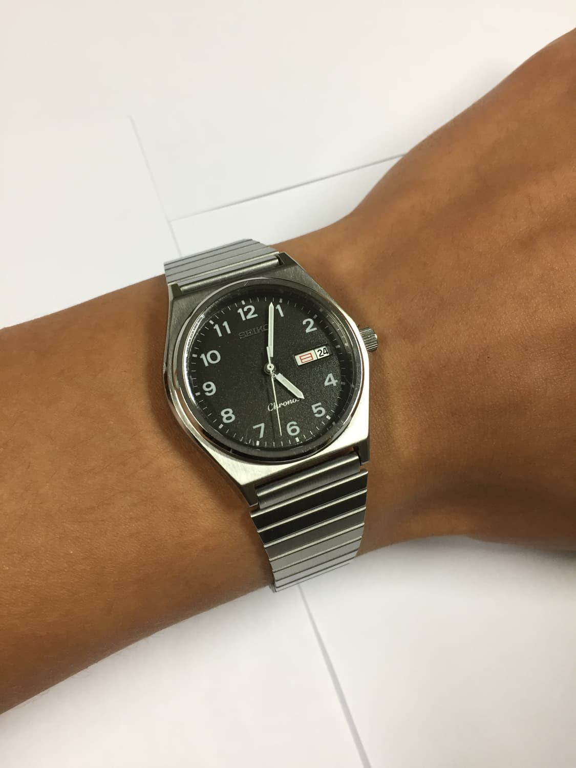 80s seiko chronos arabic quatz day-date 상품이미지3