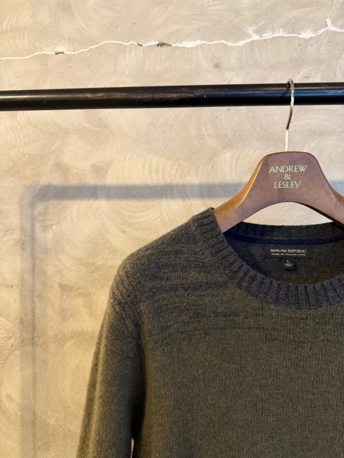 바나나리퍼블릭 램스울 니트 남성100 상품이미지4