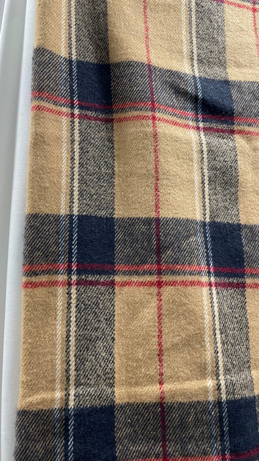 koe/ 체크 머플러 베이지/ 프리 상품이미지2