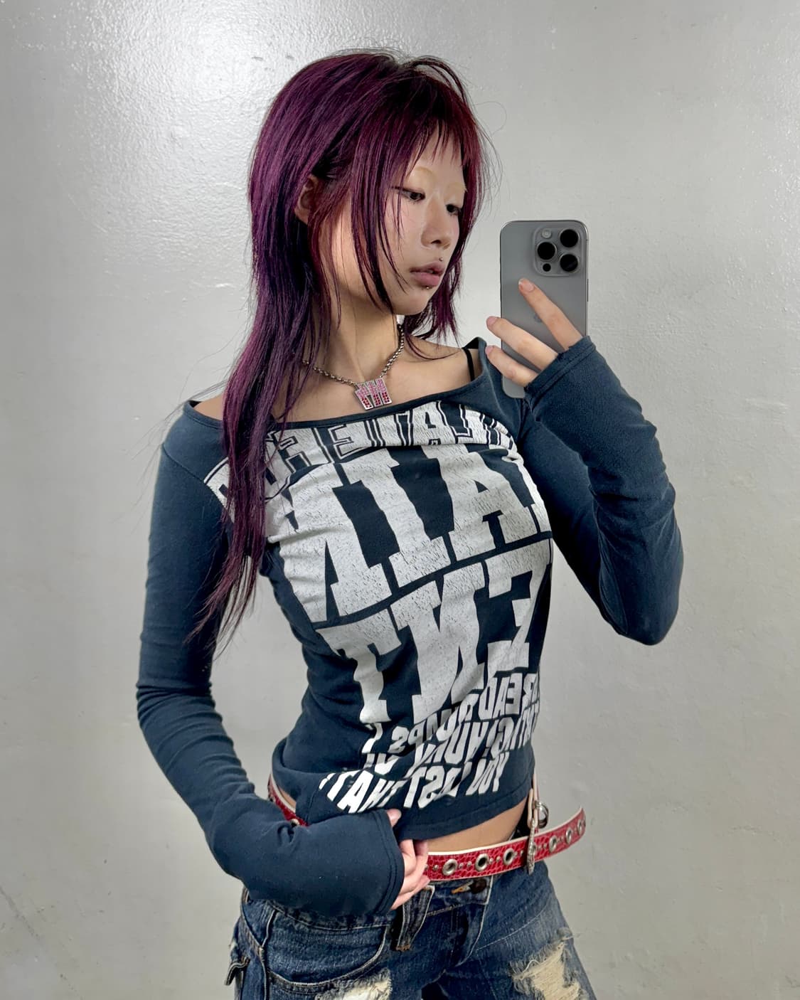 빅프린팅레터링롱슬리브 상품이미지1