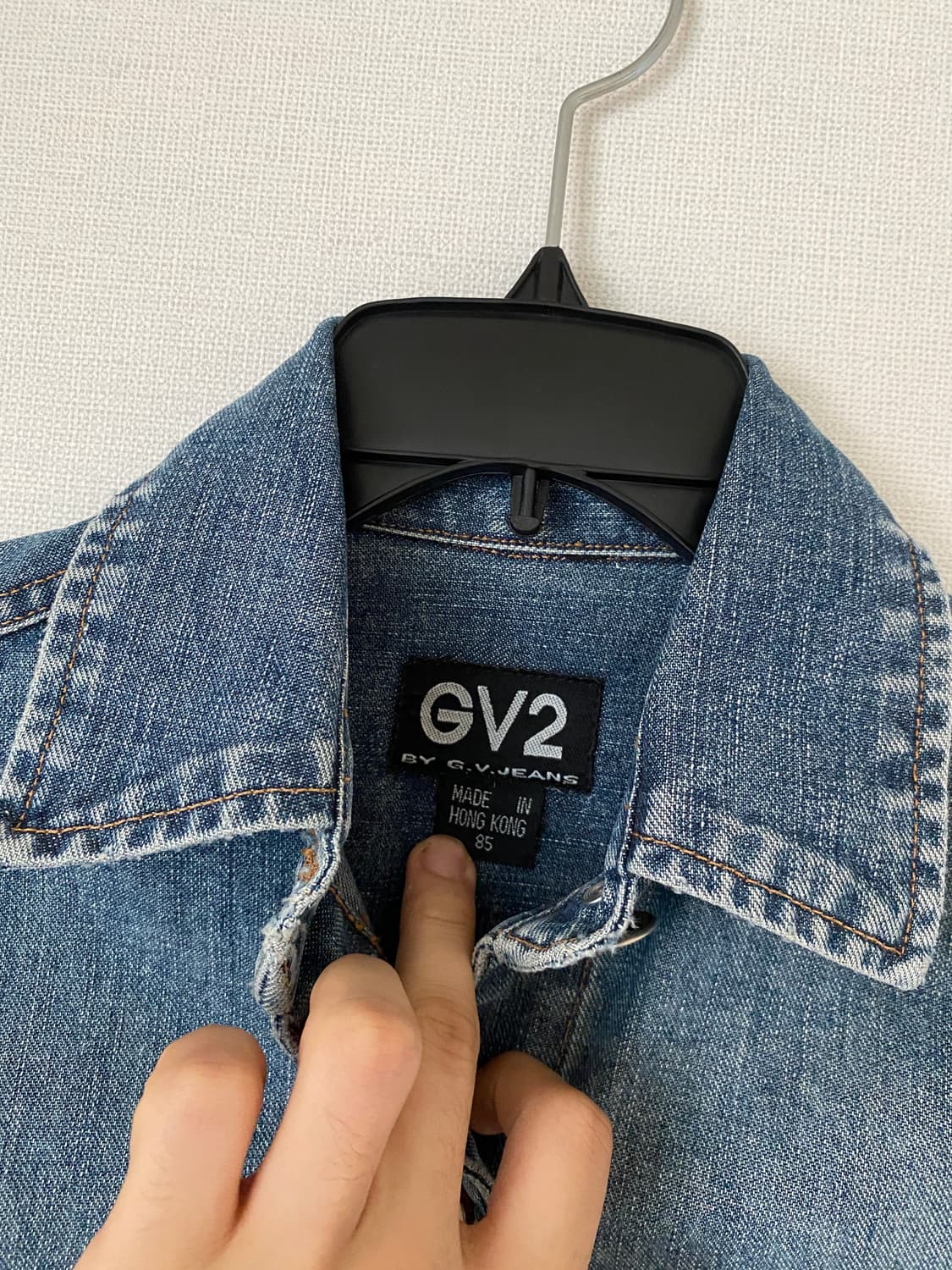 (M)90’s GV2 빈티지 워싱 데님 트러커 자켓 상품이미지2