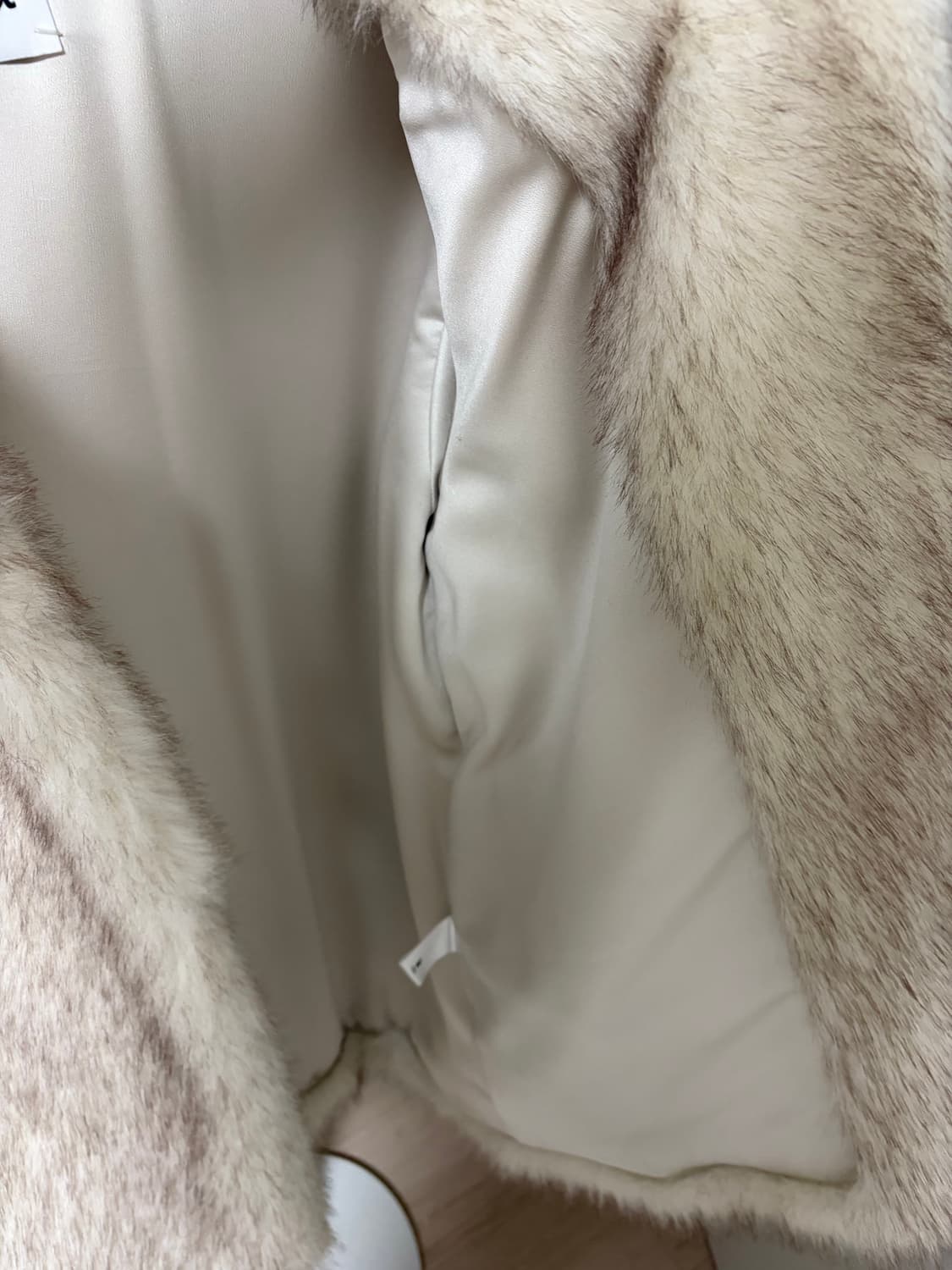 더포르타(포르타) 소프트 퍼 자켓 아이보리 상품이미지8