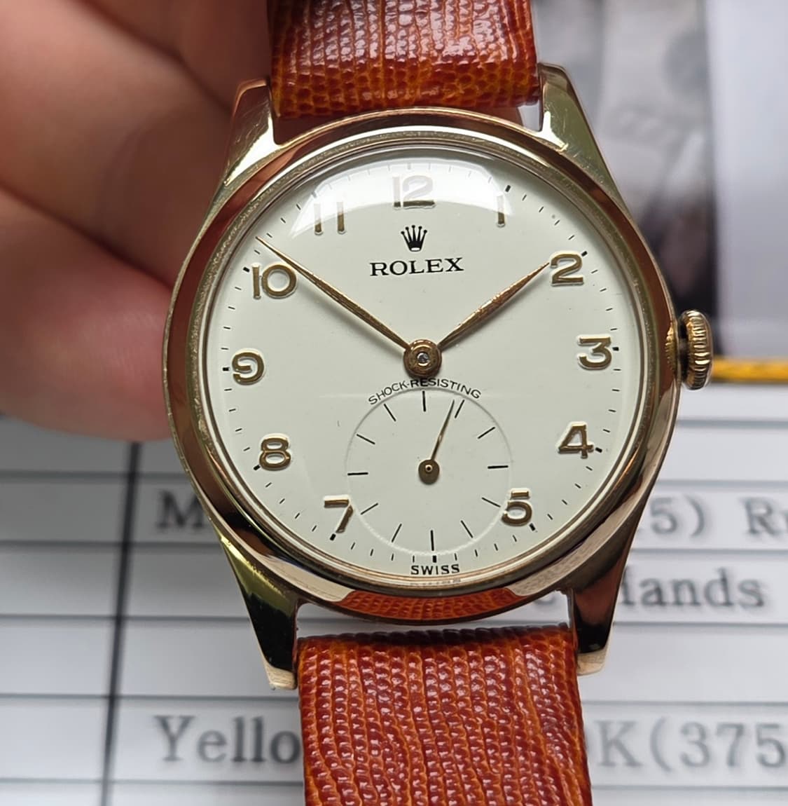 레어] 빈티지 롤렉스 9k올금통 Ref.12325 독립초침 아리빅판 (감 상품이미지1