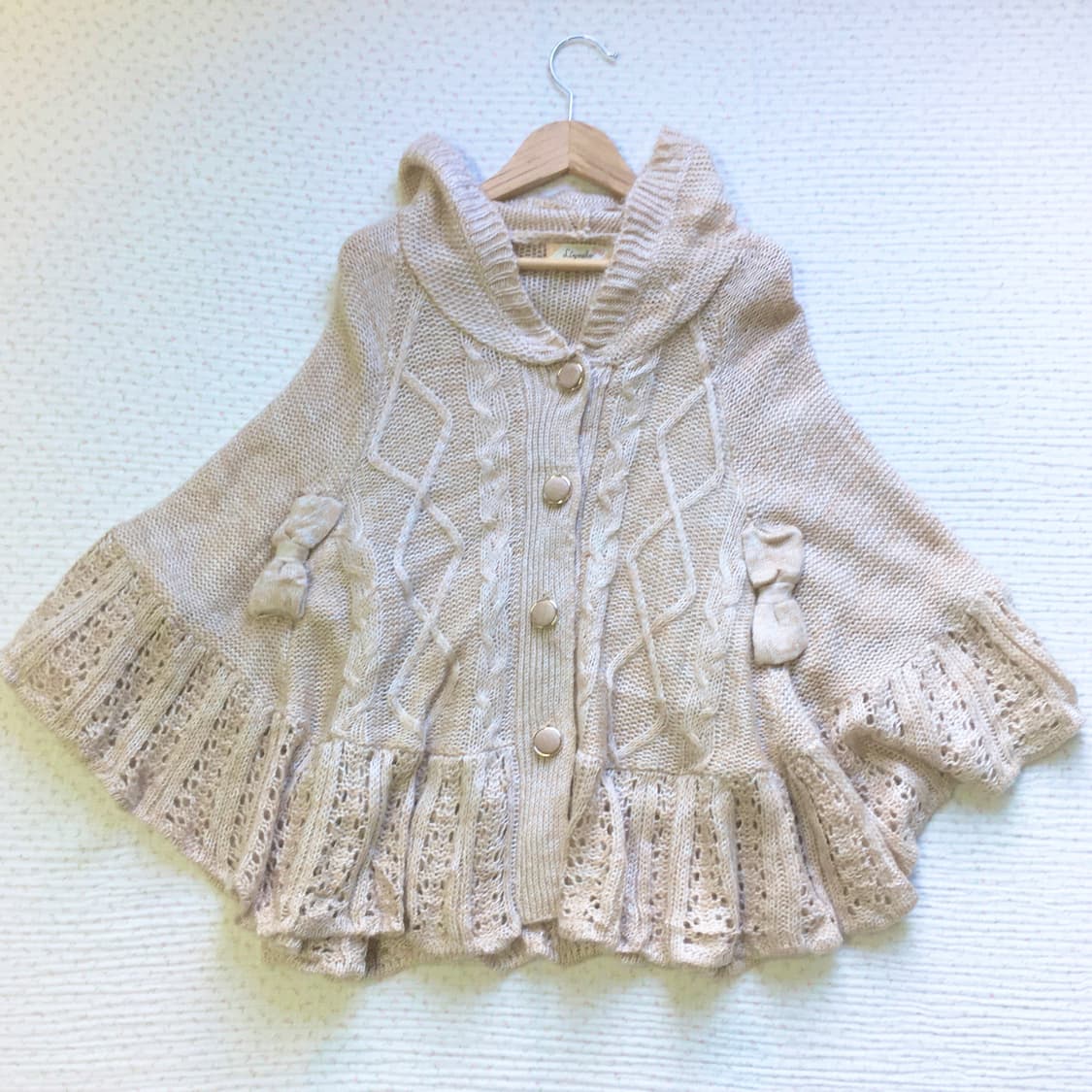 LIZ LISA(리즈리사)/ Lizmelo(리즈멜로) 리본케이프 상품이미지1