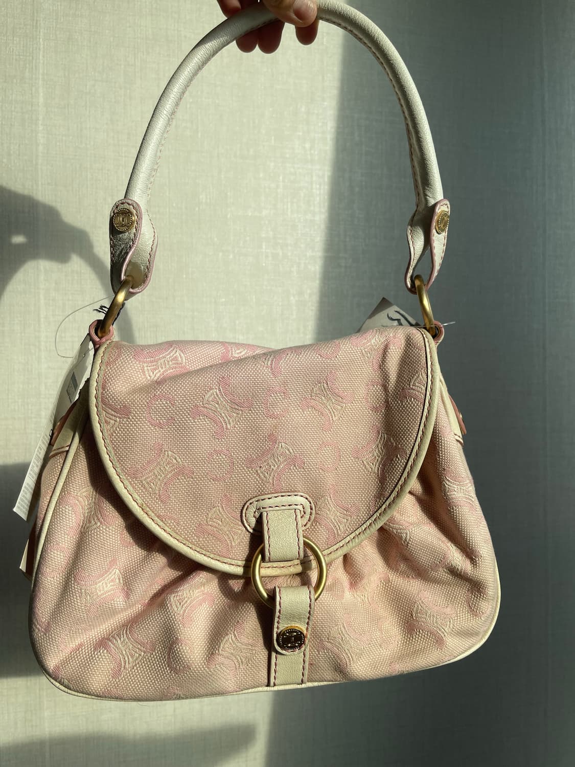 셀린느 빈티지 핑크 데님 백 트리오페 숄더백 상품이미지10