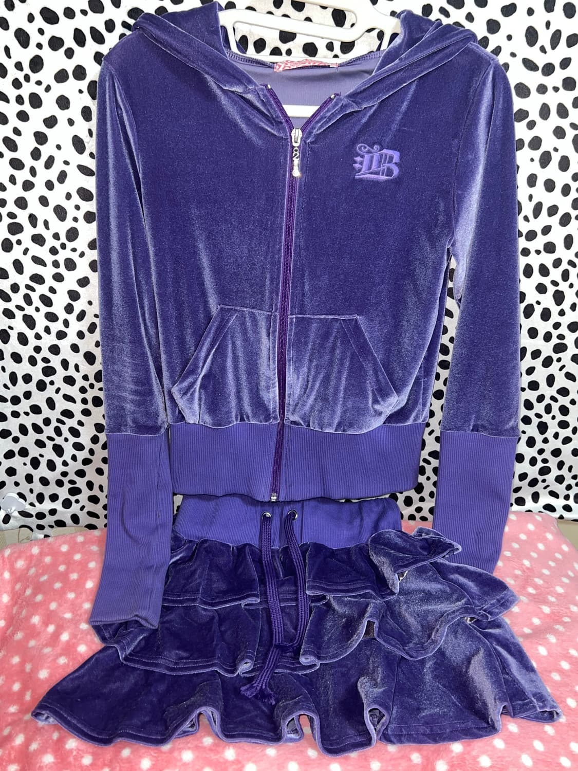 베이비메탈클럽 퍼플 셋업 베메클 상품이미지1