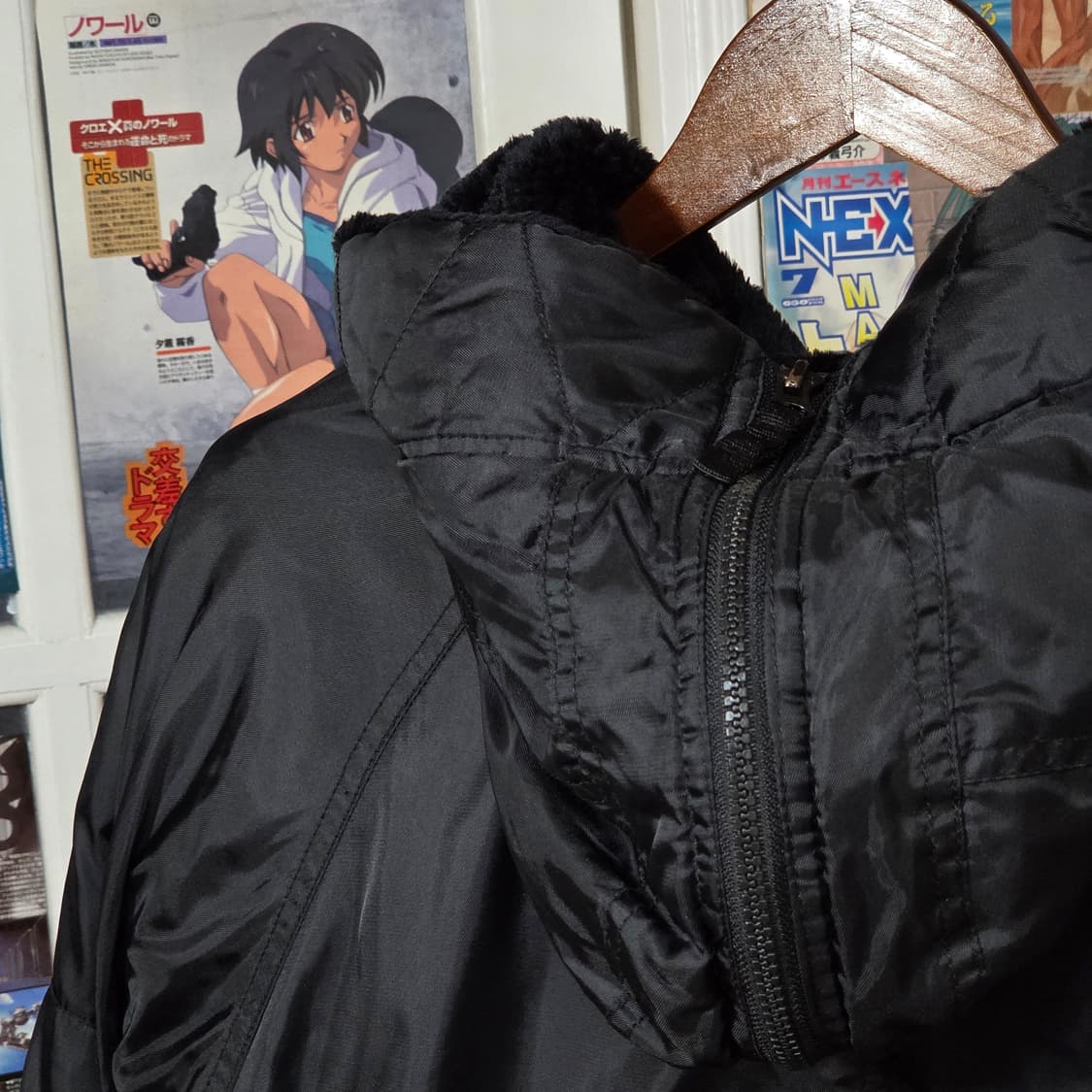 사우스 폴 올드스쿨 힙합 오버핏 항공 패딩 상품이미지7